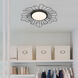 Yasmin LED 24 inch Natural Black Flush Mount Ceiling Light